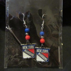 BRAND NEW NEW YORK RANGERS NHL EARRINGS